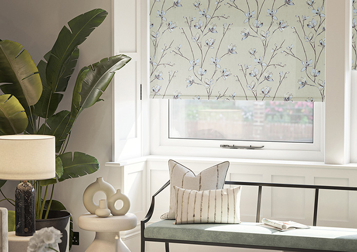 Blossom, Sky Blue - Twist&Fit Roller Blind - Image 5